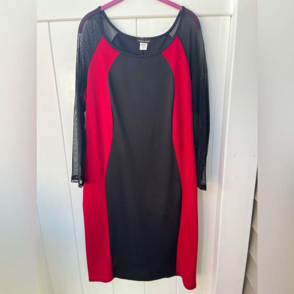 Slimming illusion sweater intriguing threads size 2X - Picture 1 of 5